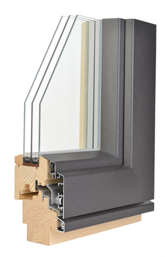 Finestra legno-alluminio Finesta legno-alluminio